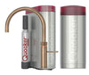 Quooker Fusion Round met COMBI boiler & CUBE reservoir 5-in-1 kraan Messing Patina