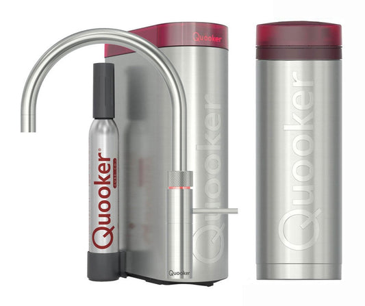 Quooker Fusion Round met PRO3 boiler & CUBE reservoir 5-in-1 kraan RVS 0