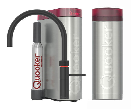 Quooker Fusion Round met PRO3 boiler & CUBE reservoir 5-in-1 kraan Zwart 0