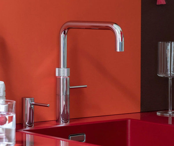 Quooker Fusion Square met COMBI+ boiler & CUBE reservoir 5-in-1 kraan Chroom 1