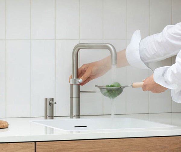 Quooker Fusion Square met COMBI+ boiler & CUBE reservoir 5-in-1 kraan RVS 1