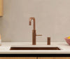 Quooker Fusion Square met COMBI+ boiler & CUBE reservoir 5-in-1 kraan Rose Copper 2