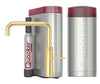 Quooker Fusion Square met COMBI boiler & CUBE reservoir 5-in-1 kraan Goud