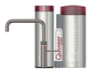 Quooker Fusion Square met COMBI boiler & CUBE reservoir 5-in-1 kraan Gun Metal