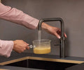 Quooker Fusion Square met COMBI boiler & CUBE reservoir 5-in-1 kraan Gun Metal 1