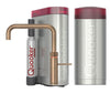 Quooker Fusion Vierkant met COMBI boiler & CUBE reservoir 5-in-1 kraan Messing Patina 0