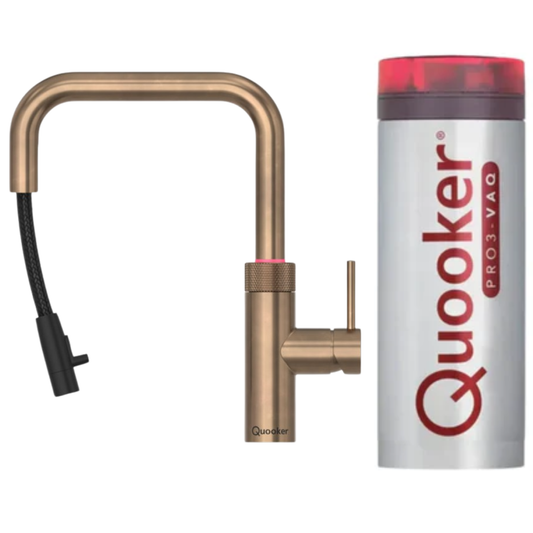 Quooker Flex Square Messing patina PRO3
