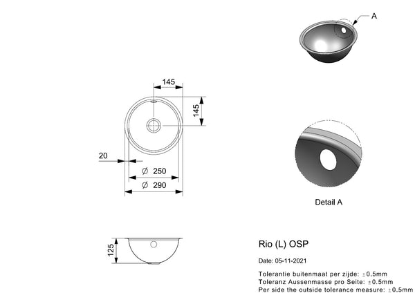 Reginox Rio (L) OSP