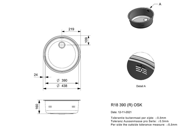 Reginox R18 390 (R) OSK