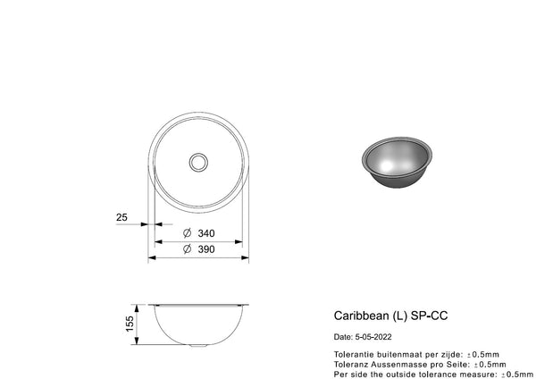 Reginox Caribbean (L) SP-CC