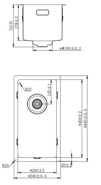 Lorreine 20-SP Spoelbak