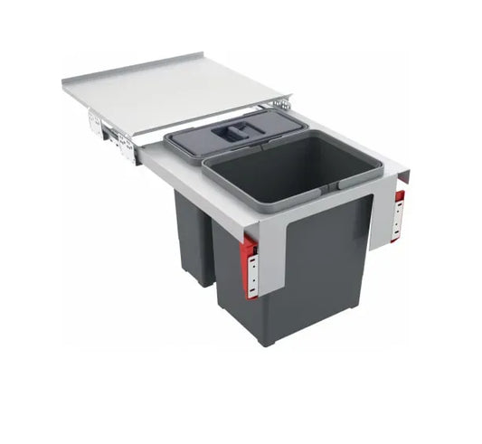 Franke Sorter Garbo 45-2, deurmontage, 1 x 18 liter en 1 x 12 liter 121.0200.692