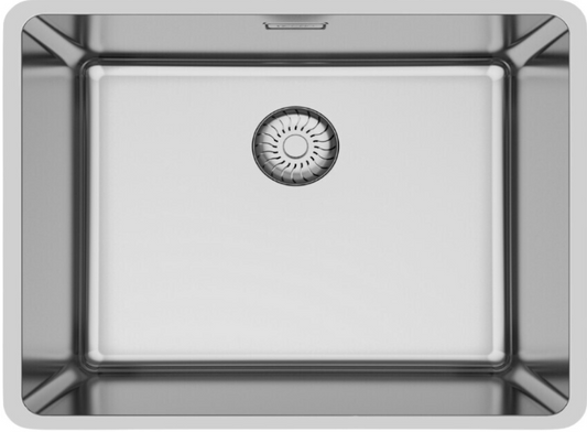 Caressi CAPPMX50R20 RVS Keukenspoelbak 50x40 cm – Op-, Onder- en Vlakbouw