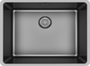 Caressi CAPPMX50R20GM Gun Metal Spoelbak 50x40 cm – Op-, Onder- en Vlakbouw
