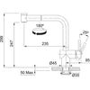 Franke Atlas Neo Sensor 115.0625.524 RVS Keukenkraan