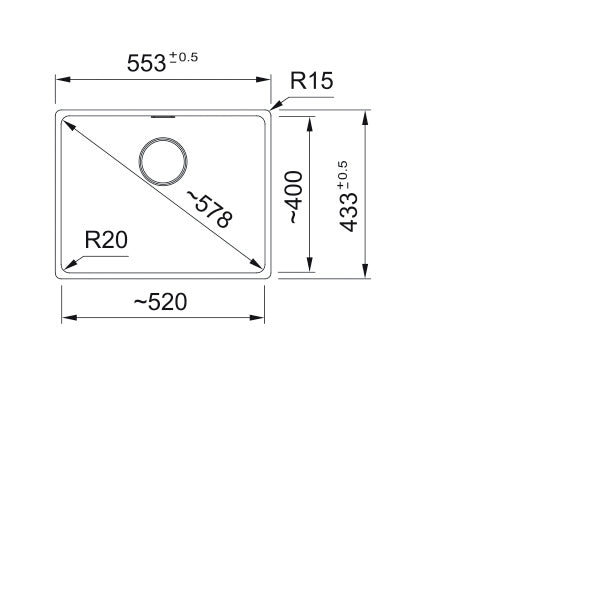 Franke MRG 210/110-52 Spoelbakken polar white 1350667737