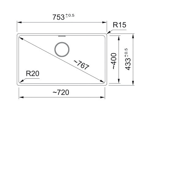 Franke MRG 210/110-72 Spoelbakken polar white 1350667735