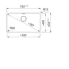 Franke MRG 210/110-72 Spoelbakken onyx 1350667658