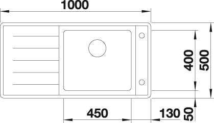 BLANCO ANDANO XL 6 S-IF spoelbak RVS 522999