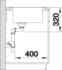 BLANCO ANDANO XL 6 S-IF Compact spoelbak RVS 523001