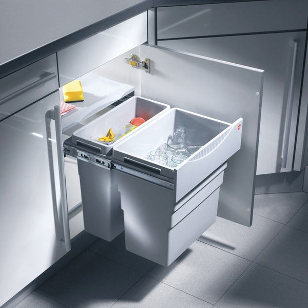 Hailo Easy-Cargo-Voluittrek - 49 liter Hailo Grijs Voor draaideurkasten