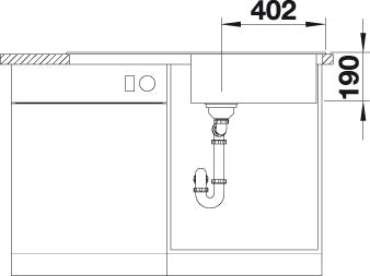 BLANCO CLASSIC NEO XL 6 S spoelbak Graniet antraciet 524127