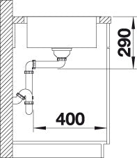 BLANCO CLARON XL 60-IF/A SteamerPlus Spoelbak RVS 521641