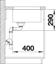 BLANCO CLARON XL 60-U SteamerPlus Spoelbak RVS 521596