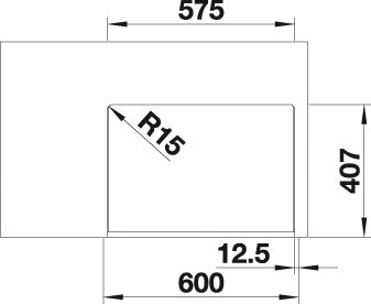 BLANCO CRONOS XL 6-IF Spoelbak RVS 525025