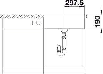 BLANCO CRONOS XL 6-IF Spoelbak RVS 525025