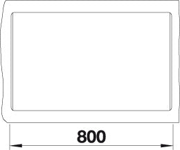 BLANCO DALAGO 8-F Spoelbak Graniet wit 516644