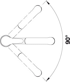 BLANCO DARAS-S keukenkraan messing silgranit-wit 517735