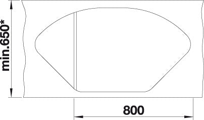 BLANCO DELTA II-F spoelbak Graniet antraciet 523670