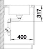 BLANCO DINAS XL 6 S Compact spoelbak RVS 525121