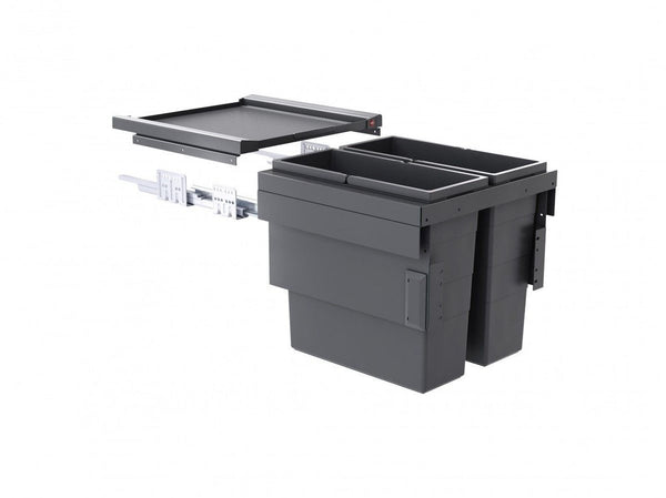 Hailo Cargo - Synchro - Front - 36 Liter Donker grijs Voor frontdeurkasten
