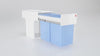 Hailo Tandem Anti Bacterie - 30 Liter Wit/Blauw Voor draaideurkasten
