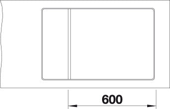 BLANCO ELON XL 6 S-F spoelbak Graniet zwart 525884