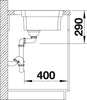 BLANCO ETAGON 500-IF/A Spoelbak RVS 521748