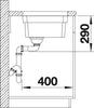 BLANCO ETAGON 500-U Spoelbak RVS 521841