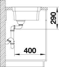 BLANCO ETAGON 700-IF Spoelbak RVS 524272
