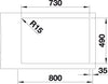 BLANCO ETAGON 700-IF/A Spoelbak RVS 524274