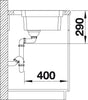 BLANCO ETAGON 700-IF/A Spoelbak RVS 524274