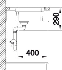 BLANCO ETAGON 700-IF/A Spoelbak RVS 524274