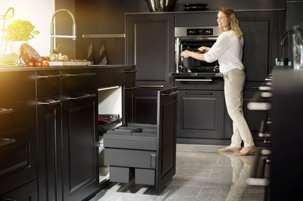 Hailo Cargo - Synchro - Front - 44 Liter Donkergrijs Voor frontdeurkasten