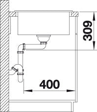 BLANCO FARON XL 6 S spoelbak Graniet zwart 525896