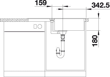 BLANCO FAVUM XL 6 S spoelbak Graniet zwart 526082