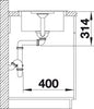 BLANCO FAVUM XL 6 S spoelbak Graniet zwart 526082