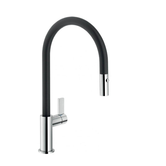 Alpha Flag 6137 Keukenkraan Chroom/Zwart