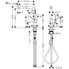 Hansgrohe Talis 1-gr keukenmkr 270 m/uittrekbare uitloop rvs-look