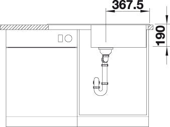 BLANCO LEGRA XL 6 S spoelbak Graniet zwart 526087